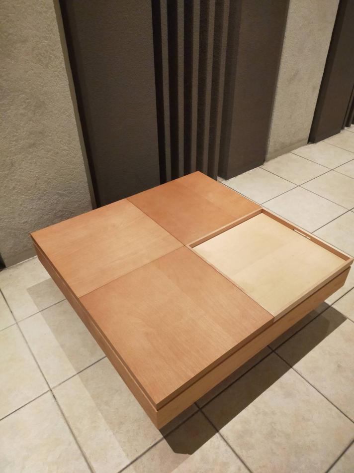 nissin 日進木工 センターテーブル ローテーブル 収納付き 【公式通販】