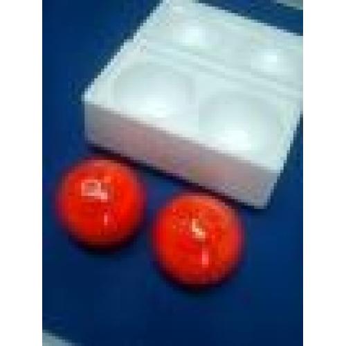 防犯用蛍光カラーボール(1箱2球入)　本番用、練習用