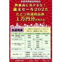 物価高に負けるな！歳末セール2025 当選発表