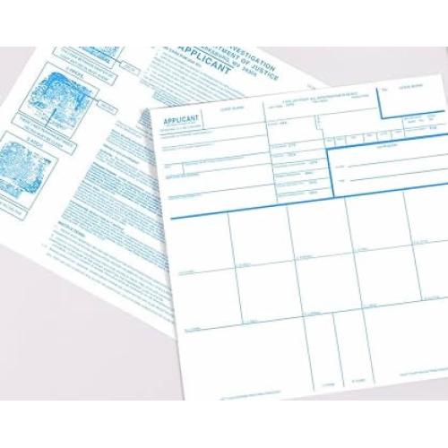 FD-258指紋カード作成サービス FBI無犯罪証明書 ビザライセンス 指紋採取