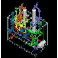 3DCADによる配管モデル-2