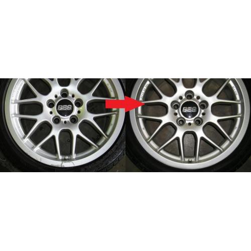 アルミホイールのガリ傷修理します。