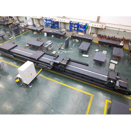 精密花崗岩エアースライダー　動作およびナノ・マイクロ位置決め制御