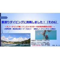 7分ー素潜りダイビングに挑戦3ースノーケリング（インストラクター付き海洋練習3日