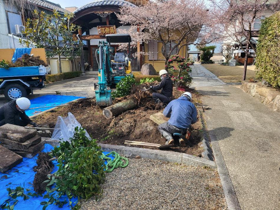 お庭のリフォーム