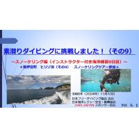 7分ー素潜りダイビングに挑戦3ースノーケリング（インストラクター付き海洋練習3日