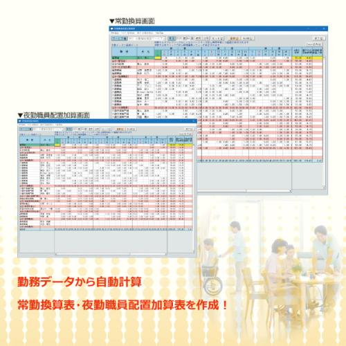 常勤換算オプション【福祉施設向け】　※勤務表プロ 追加製品