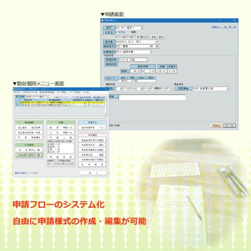 個別申請オプション　　※勤務表プロ 追加製品