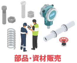 機械部品、産業機器：　【鋳物、流量計、計測器等】