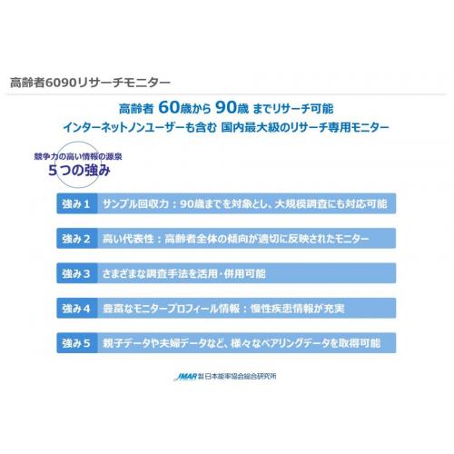 高齢者6090(ロクマルキューマル)マーケティングリサーチ ソリューション