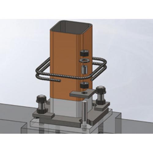 クリアベース工法-設計の簡便化が図れる被覆型弾性固定柱脚工法-