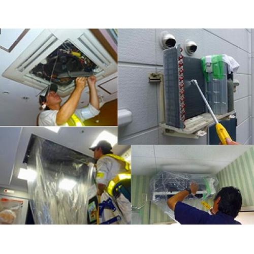 エアコン洗浄 空調機器の設備施工が専門だからエアコンクリーニンも得意です!