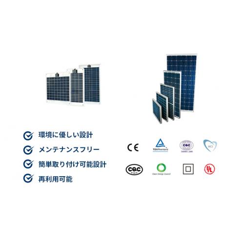 オフグリッド(独立電源）太陽電池モジュール、リニューアルモデル新規受注開始