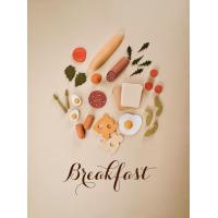 Wooden Play Food Set / Breakfast