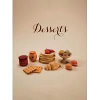 Wooden Play Food Set / Desserts