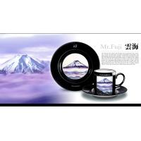 富士山カップ＆ソーサー・絵皿　雲海