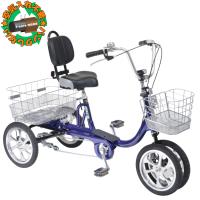 転びにくい、倒れにくい、パンクしない、ユニバーサル四輪自転車 エアロクークルMⅡ
